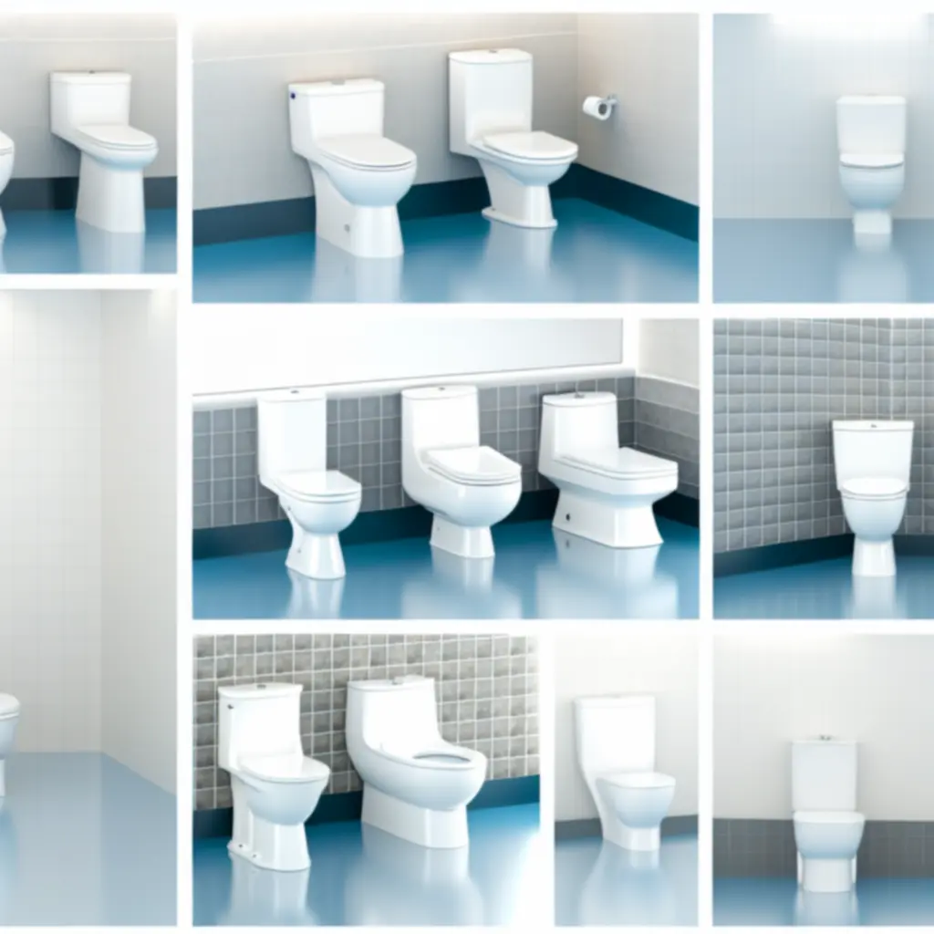 Modern, letisztult WC kollekció világos fürdőszobai környezetben